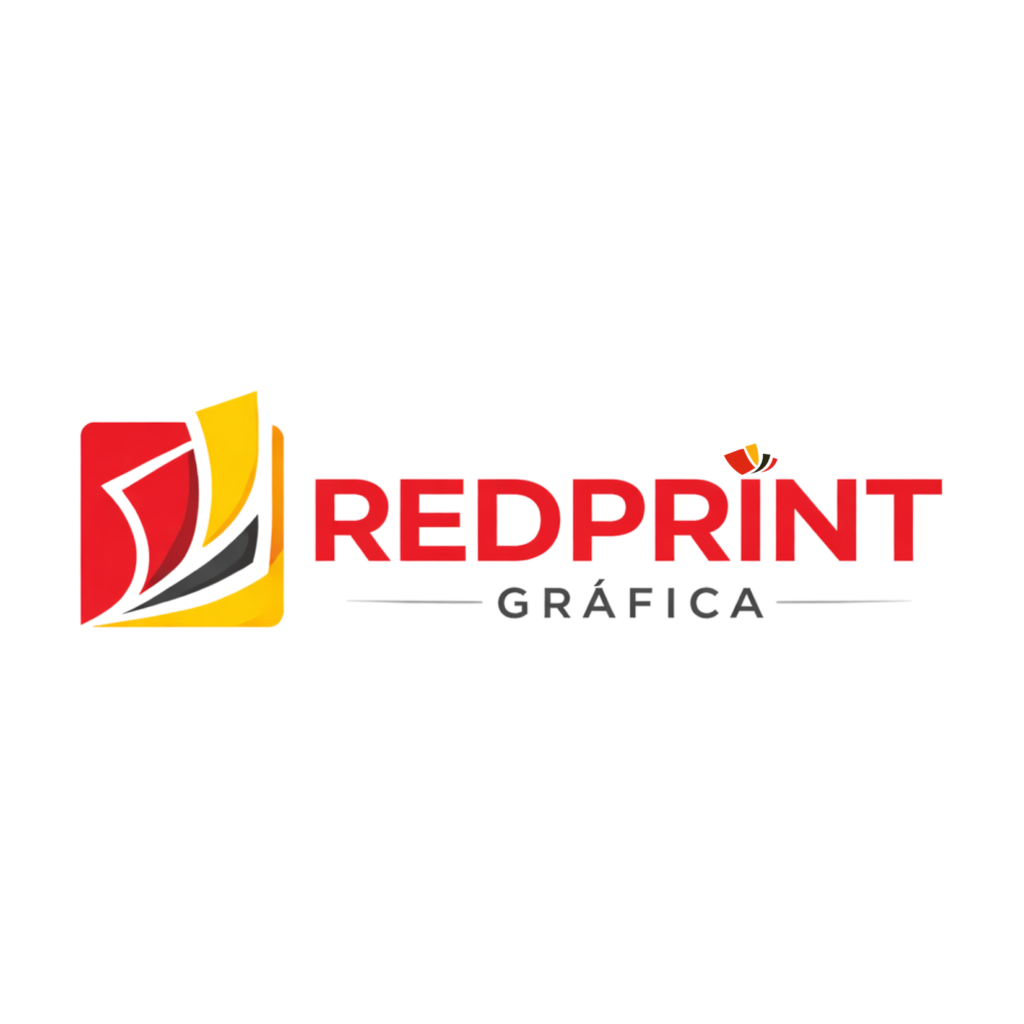 logo red print